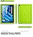 Lenovo Moto Tab Case, Poetic TurtleSkin Series [Corner/Bumper Protection][Grip][[Bottom Air Vents] Protective Silicone Case for Lenovo Moto Tab (X704A)/Lenovo Tab 4 10 Plus Tablet - Green