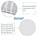 4 Piece Gray Geometric Patterned Shower Curtain Set with Non-Slip Rug, Toilet Lid Cover, Bath Mat and 12 Hooks, Curve Striped Waterproof Shower Curtain Set for Bathroom
