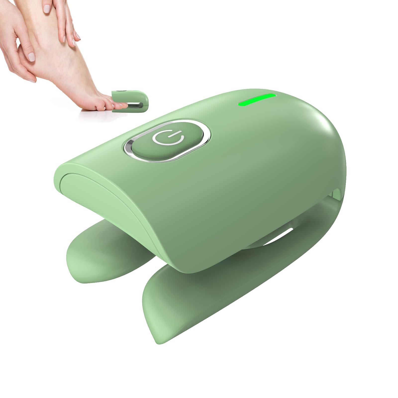 Nail Fungus Laser Device, Nail Fungus Treatment, Antigungal Laser Device for Toenail Fingernail and Onychomycosis, 470nm Blue Light, 660nm Red Light and 905nm Infrared Light (Green)