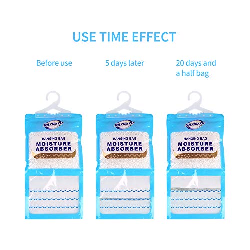 NATRUTH Moisture Absorber Packets, 12 Packs Fragrance Free