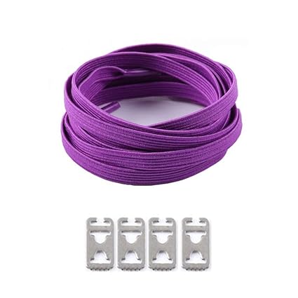 Schnürsenkel für Erwachsene und Kinder, ohne Binden, elastischer Verschluss, Edelstahl-Schnalle, mehrfarbig