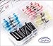 LiraPro 100 Pcs Solder Seal Wire Connectors Kit-Heat Shrink Tube Sleeves-Waterproof Insulated Electrical Connector-Copper Butt Terminals-Wire Shrinkable Splice Pin-Automotive Marine Boat Trailer