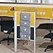Hanging Wall Organizer,VNOM 4 Pockets Wall Mount Over The Door Office Supplies Storage Mail Organizer for Notebooks,Planners,File Folders (Fish Scale Pattern)