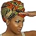 THE URBAN TURBANISTA 100% African Wax Cotton Ankara Print Headwraps & Turbans | Authenthic Kente Fabric Head Wraps
