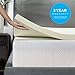 LUCID 2 Inch Ventilated Memory Foam Mattress Topper, Twin XL Size, Dorm Room Essentials