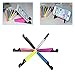 Geekercity 6Pcs Universal Colorful Portable Foldable V Model Mobile Phone Desktop Stand Mount Holder Stander Cradle Compatible with Smartphones Tablet PC