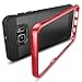 Spigen Neo Hybrid Carbon Galaxy S6 Edge Plus Case with Carbon Fiber Design and Reinforced Hard Bumper Frame for Galaxy S6 Edge Plus 2015 - Dante Red
