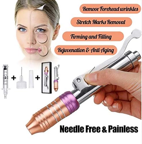 Hyaluronic Injection Pen Massage Atomizer Pen Kit High Pressure Acid Guns Remove Wrinkle Water Syringe Needle Injection Skin Machine
