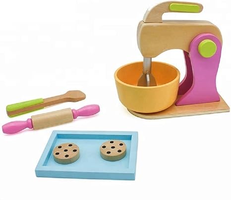 wood toy mixer