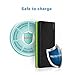 Fritesla 20000mah Power Bank 4USB Portable Charger for Smartphones (Green)