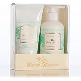 Camille Beckman Hand and Body Duet Set, Silky Body and Glycerine Hand Cream, Vitamin E Unscented