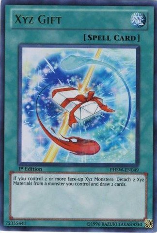 Yu-Gi-Oh! - Xyz Gift (PHSW-EN049) - Photon Shockwave - Unlimited Edition - Ultra Rare