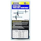 Storehouse 67614 18 Piece Toggle Bolt Assortment