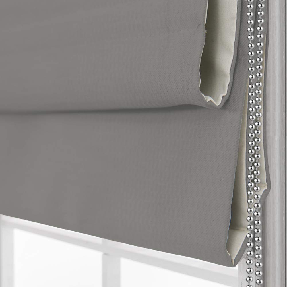 Buy Roman Shades Window Blinds, Taupe Premium Blackout Window Roman