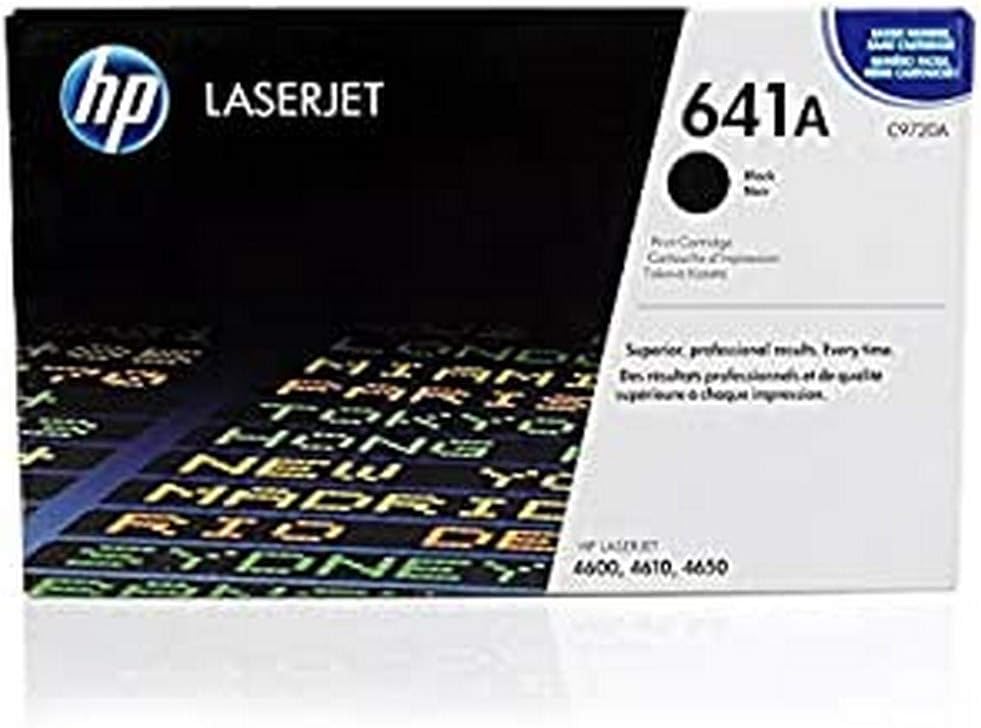 HP C9720A 641A Laser Cartridge, Black/White