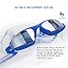 GAOGE Swimming Goggles No Leaking Anti Fog UV Protection Clear Triathlon Swim Goggles with Free Nose Clip, Ear Plugs Protection Case for Adult Men Women Youth Kids Child, Blue