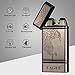Kivors USB Rechargeable Windproof Arc Lighter Flameless Electronic Arc Lighter Plasma Arc Pulse Cigarette Metal Lighter (Eagle Grey)