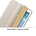 ESR Yippee Trifold Smart Case for iPad Pro 9.7, Translucent Frosted Back Magnetic Cover with Auto Sleep/Wake Function [Light Weight] Compatible with iPad pro 9.7 inch 2016 release (Champagne Gold)