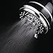 AquaCare By HotelSpa Filtered Shower Head Large 4 Inch Chrome Face 6 Setting Showerhead with Enriched KDF Shower Filter Cartridge Inside. Enjoy Spa Luxury PLUS Better Shower Water!