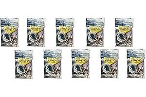 10 Packs Dragon Shield Perfect Fit Clear Inner Sleeves Standard Size 100 ct