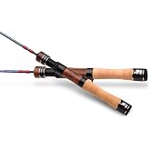 PURELURE TROTA BFS Rod, Ultralight Fishing Rod Spinning Casting 4'7''/5'2'' | Trout Crappie Panfish Bait Finesse Rod 2.5 PCS, 24+30T Carbon Fiber, FUJI Guides, Solid Wood Reel Seat 3A Cork Handle