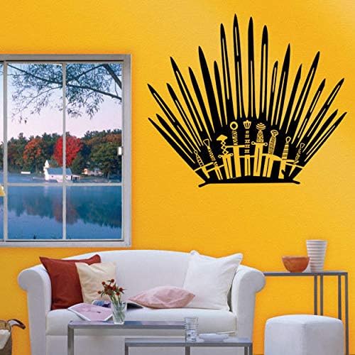 ShopSquare64 T-2 Game Props Right Iron Throne Stickers Carved Creative Wall Stickers Toilet Stickers