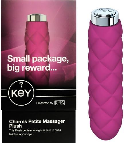 Bundle of Key Charms Plush - Raspberry Pink AND Swiss Navy Water Based Lubricant 5ml Foil