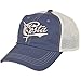Costa Del Mar Retro Trucker Hat with Snap Closure, Blue/Stone