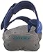 Skechers Women's Reggae-Brush Strokes Toe Ring Sandal, Blue/Green, 8 M US