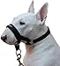 Dog Head Collar Halter Black (XS 4inch7inch Snout)