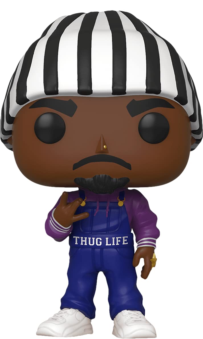 POP Funko Rocks: 2PAC Tupac Shakur in Thug Life Overalls Vinyl Figure' #159