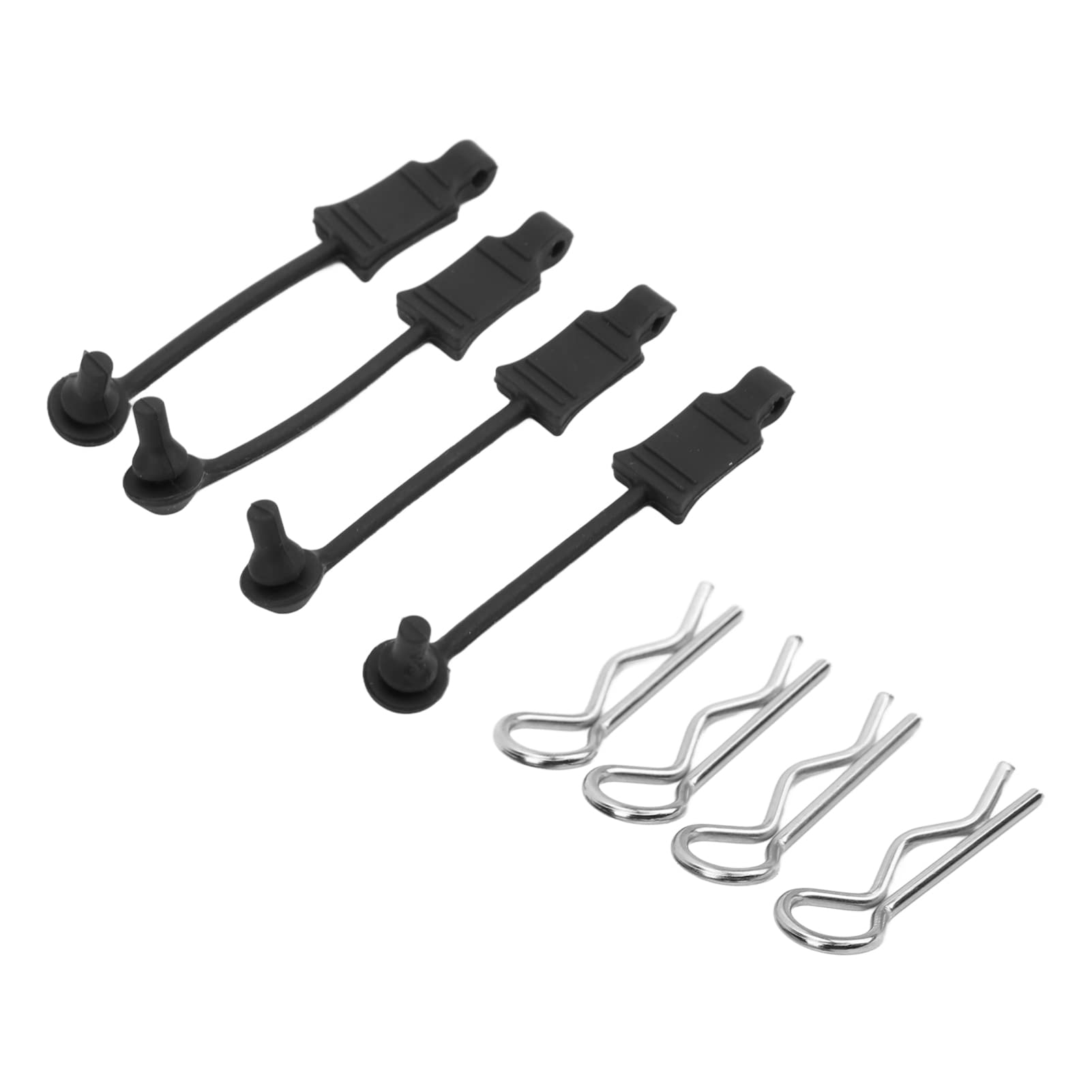 RC Car Body Clip Retainers Body Clip Retainer RC Car Body Shell Clip Retainers for Losi Lasernut U4 1/10 Remote Control Car (black) Rc Car Model Accessory