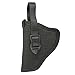 BLACKHAWK Black Nylon Hip Holster, Size 07, Right Hand, (Barrel Large Autos, Open End), 3 1/2- 4 1/2, 73NH07BK-R