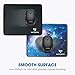 VicTsing Mouse Pads [2-Pack] with Stitched Edge, Premium-Textured Mouse Pad Mat, Non-Slip Rubber Base Mousepad for Laptop, Computer & PC, 10.2×8.3×0.08 inches, Black+Blue