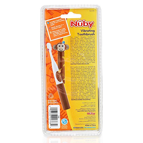 Nuby Electric Toothbrush with Animal Character, Giraffe