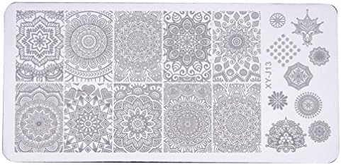 Mchoice DIY Nail Art Image Stamp Stamping Plates Manicure Template (F)
