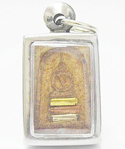 Thailand Amulets Mini Phra Somdej Lp Moi,Wat Donrai Temple Real Old Antique Buddha Thai Amulet