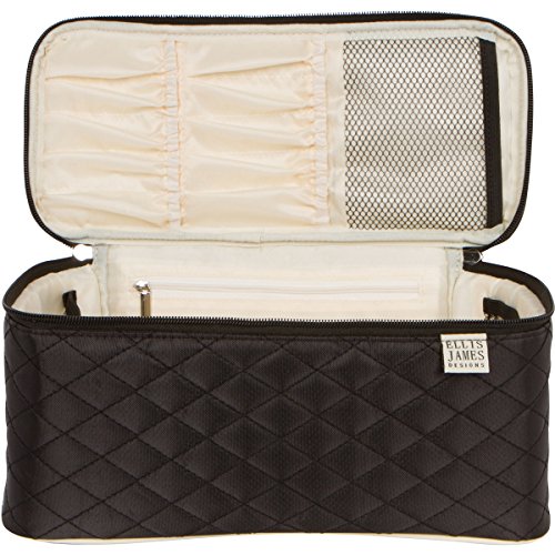 Ellis James Designs Large Travel Makeup Bag Organizer Cosmetics Train