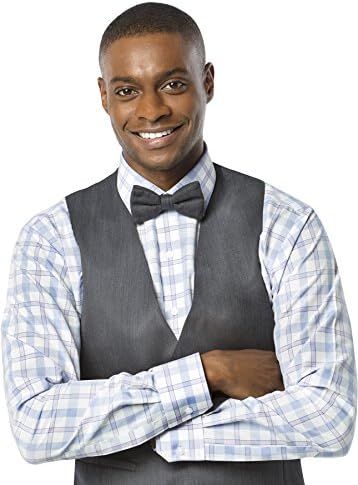 Formal Shirts Regular Fit Plaid Mens Dress Shirt Or Tuxedo Shirt - 100% Luxe Microfiber, Spread Collar - Style Lew