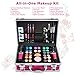 Vokai Makeup Kit Gift Set - 51 Piece 32 Eye Shadows 2 Blushes 2 Lipsticks 2 Lip Glosses 2 Eye Liner Pencils 1 Lip Liner Pencil 1 Mascara - Case with Carrying Handle