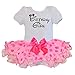 Birthday Girl T-Shirt with Polka Dot Tutu 2 pcs Set