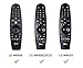 Silicone Magic Remote Cover - Compatible with LG Magic AN-MR600/MR650/MR19BA/MR20GA TV - Protective Skin Holder with Remote Loop (Black)
