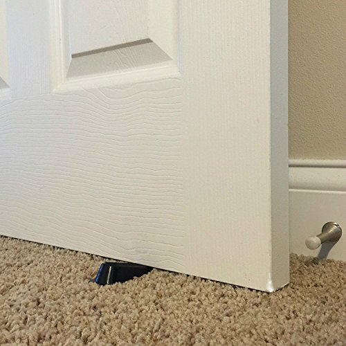 Door Stopper Rubber Doorstop 12 Pack Rubber Doorstop Wedges for Home and Office Non Scratching Soft Door Stops Wedges Multi Surface Open Door Holders - Thumbnail 2
