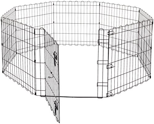 AmazonBasics-Foldable-Metal-Pet-Exercise-and-Playpen