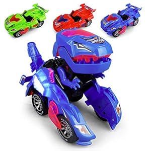 VigasMart Dino Transformer LED Car [Random Color]
