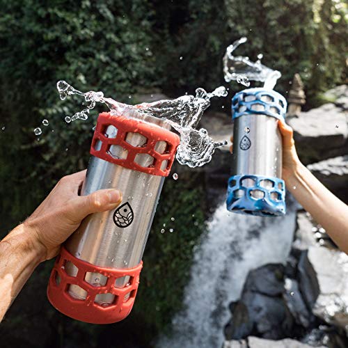 REUZBL Bottle Bumper Silicone Boot Sleeve Protector with Handle