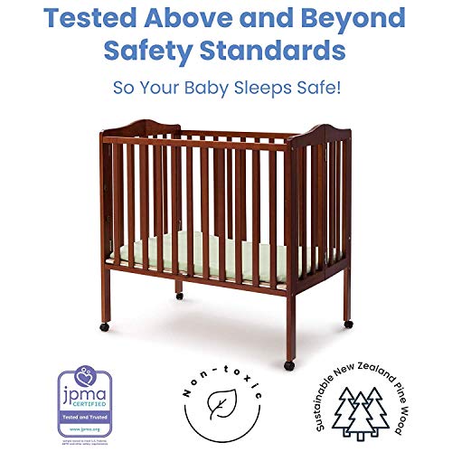 delta children's portable mini crib mattress