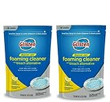 Glisten DP06N-PB Garbage Disposer Foaming Cleaner, Lemon Scent, 2-Pack (8 Uses), Blue, 9 Ounce