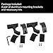 AUXMART Tube Clamps Mounting Brackets Kit 1.4
