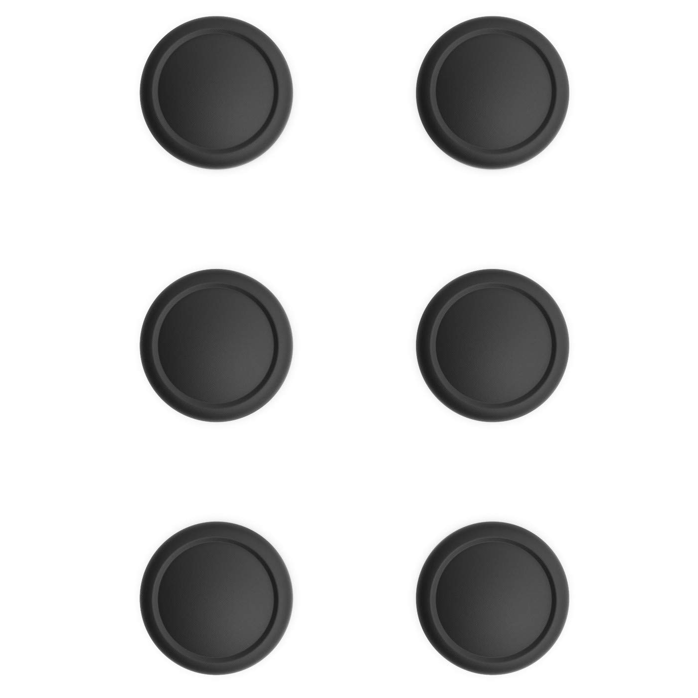 Skull & Co. Replacement Joystick Covers for Nintendo Switch and Switch OLED (Repair Parts) (Black)